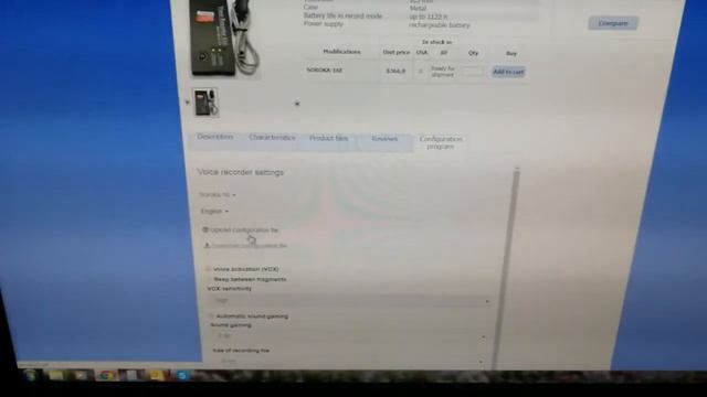 Digital Voice Recorder SOROKA-16E with microSD and external microphone смотреть онлайн