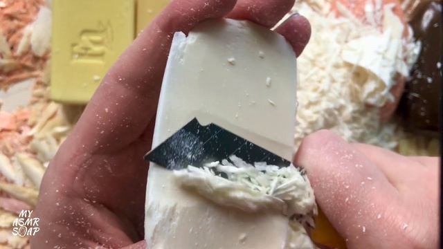 Cutting Dry Soap In Varnish/ASMR Soap/Relax Video # 376