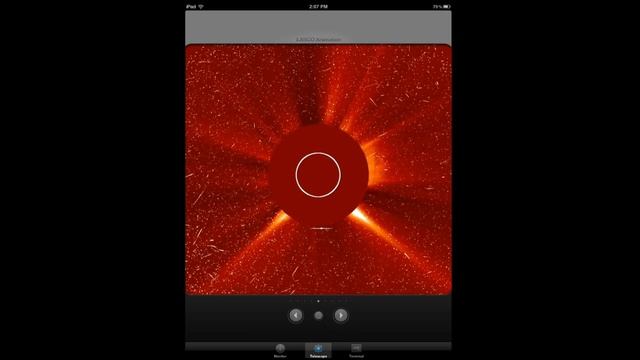 Solar Monitor Pro for iPad Review: Monitor Weather Space on iPad смотреть онлайн