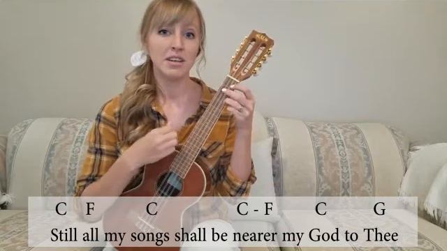 Nearer My God to Thee Ukulele Tutorial смотреть онлайн