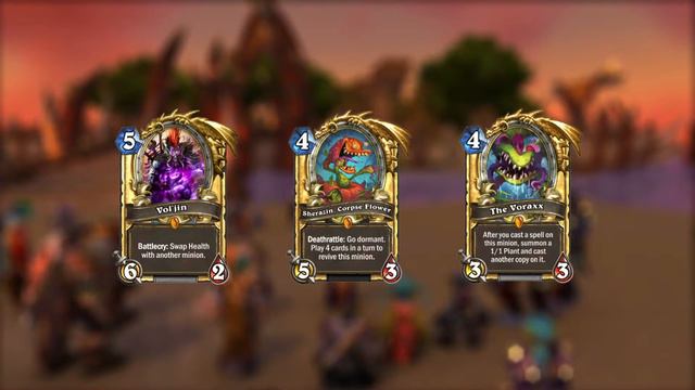 Hearthstone Vol'jin, Sherazin, Corpse Flower, The Voraxx Theme (Zalazanes Fall/Echo Isles - Stinger смотреть онлайн