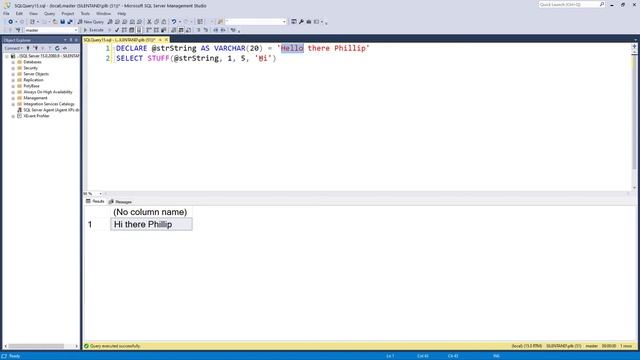 Replacing text in SQL Server: REPLACE, STUFF and TRANSLATE смотреть онлайн