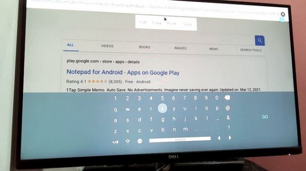 How To Copy And Paste Text On An Android Tv Box || How to use Notepad in android box tv
