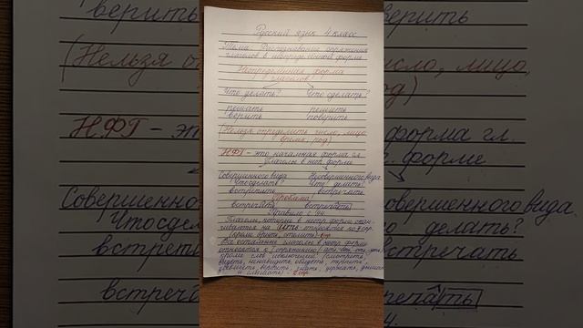 Распознавание спряжения глаголов в неопределенной форме смотреть онлайн