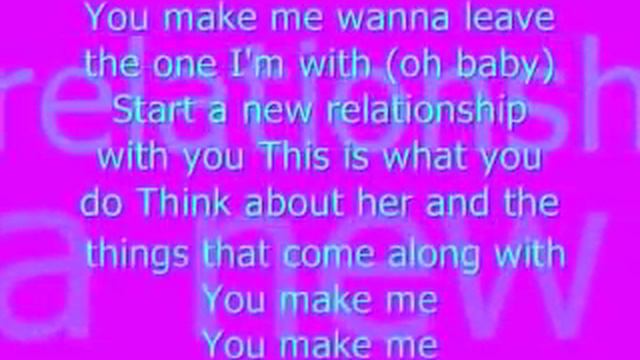 Usher-You Make Me Wanna LYRiCS смотреть онлайн