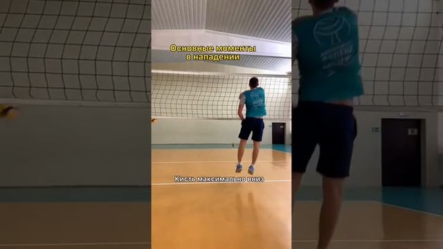 Как правильно нападать ????#волейбол # #volleyball #volley смотреть онлайн