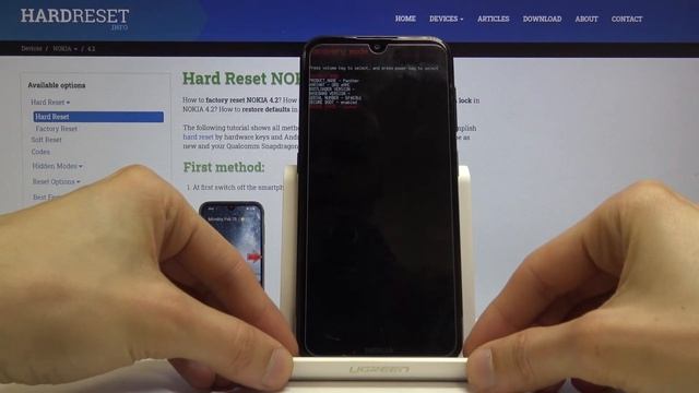 How to Hard Reset NOKIA 4.2 - Bypass Screen Lock / Factory Reset by Recovery Mode смотреть онлайн