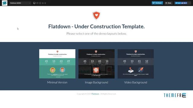 Flatdown - Coming Soon MODX Theme Mack Shelley смотреть онлайн