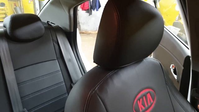 Чехлы из экокожи на Киа Рио смотреть онлайн