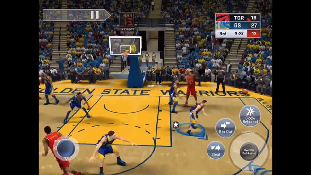 NBA 2k19 Android/ios gameplay Warriors vs Raptors смотреть онлайн