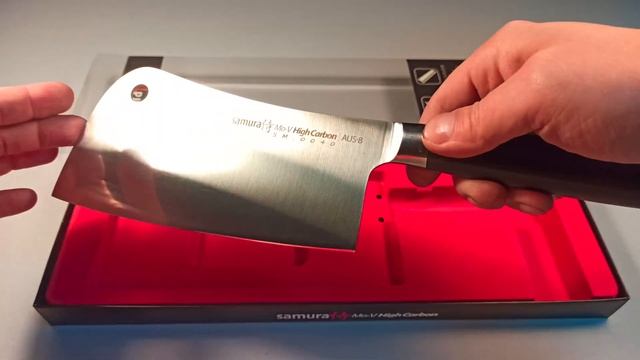 Кухонный топорик Samura Mo-V смотреть онлайн