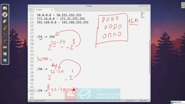 Networking Tutorial with Cisco CCNA 200-301 - 08 - Determine the most effective prefix part 1 смотреть онлайн