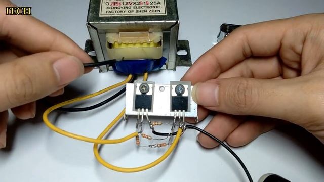 how to make a simple 12v to 220v inverter dc to ac inverter смотреть онлайн