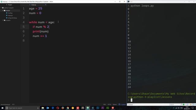 Python 3 Tutorial for Beginners #10 - While Loops смотреть онлайн