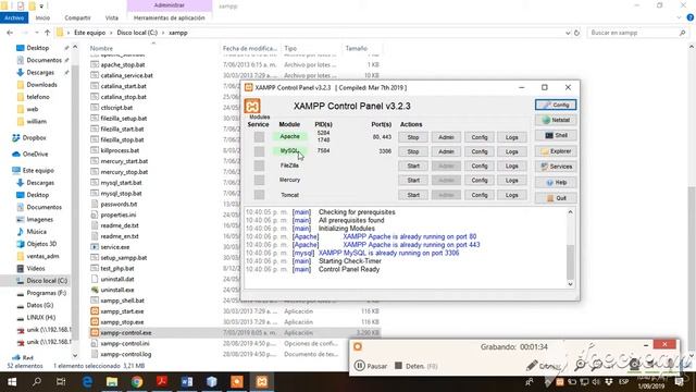 Xampp y primer proyecto php NetBeans. смотреть онлайн