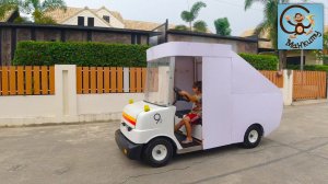 Дети и Машина. Милан и Папа играют в механиков делают пожарную машину. Серия 3