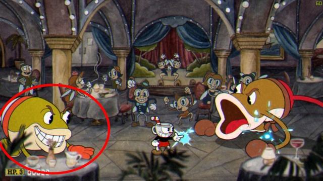 Cuphead : How to Beat Boxing Toads Boss (Frog Brothers) смотреть онлайн