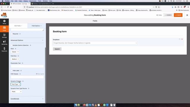 Dynamic Post Types Dropdown Using WPForms смотреть онлайн