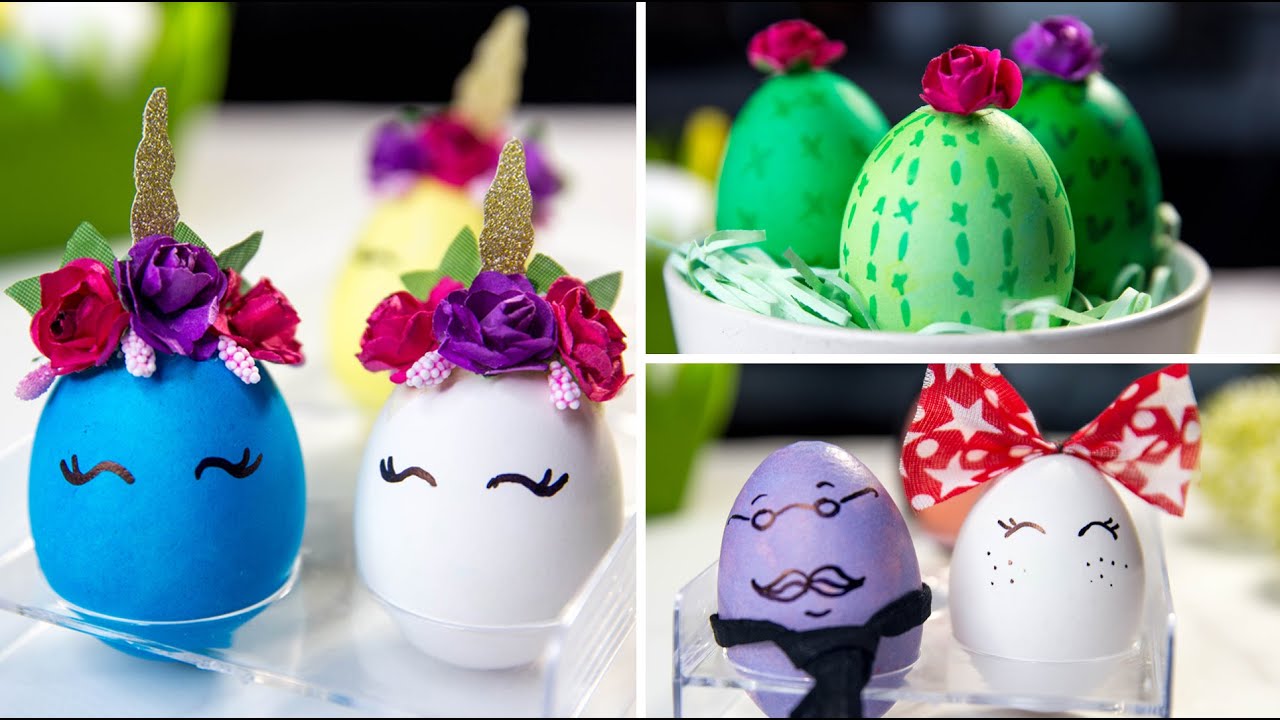 Красивые ЯЙЦА на ПАСХУ 2023! Оригинальные ИДЕИ Как покрасить ЯЙЦА на ПАСХУ! смотреть онлайн