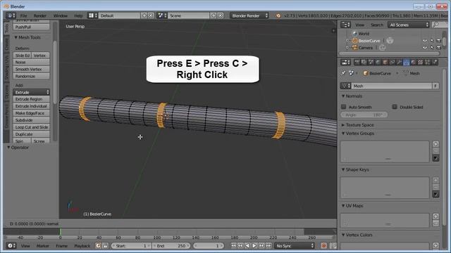 Blender Course 4 Curve Modeling смотреть онлайн