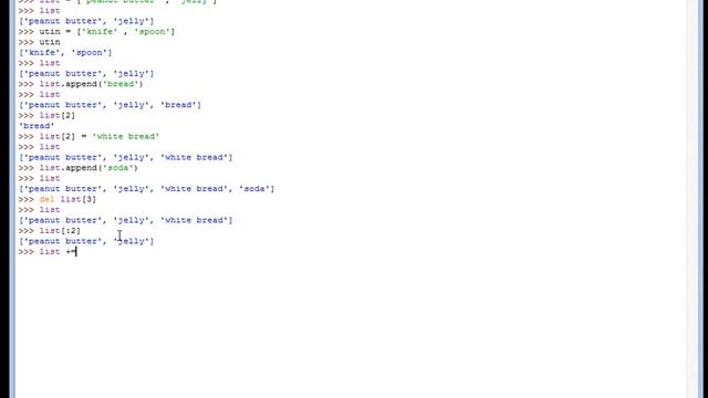 basic python tutorial 7 - lists, tuples смотреть онлайн