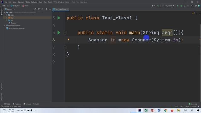Explain the scanner and how to simply write the name of the variable смотреть онлайн