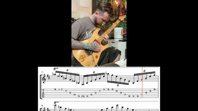 Jason Richardson Plays Jason Becker's SERRANA - ALS Fundraiser w/Tabs смотреть онлайн