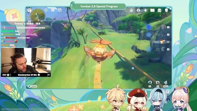 3.8 LIVESTREAM REACTION (NEW EVENT, NEW SKINS, NEW FONTAINE UPDATE) | Genshin Impact смотреть онлайн