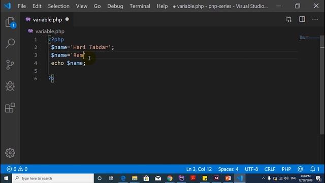 What is PHP Variable and Constant - Nepali? | Ep 2 | पिएचपी मा भेरिएबल र कन्सट्यान्ट के हो? смотреть онлайн