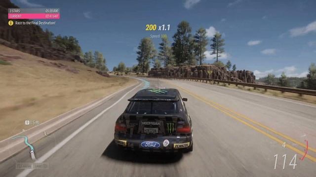 Forza Horizon 5 - Test Driver Horizon Rush Canyon Cruise Hoonigan Cossie Xbox Series X Gameplay смотреть онлайн