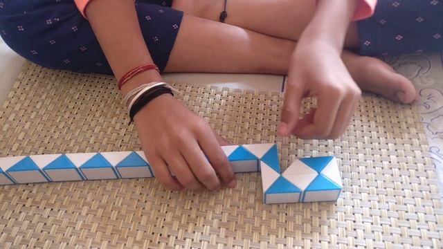 How to Solve Snake Cube Puzzle II Make Square II Game Learning Tips смотреть онлайн