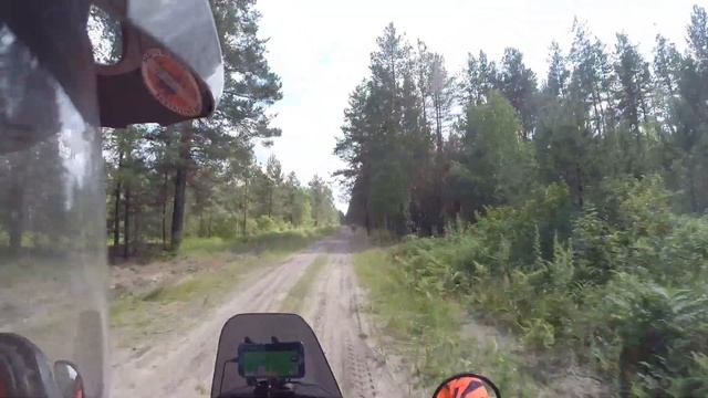 По лесу на слонах,Transalp 650, Africa Twin 750, KTM 990 Adventure Эндуро с пассажиром
