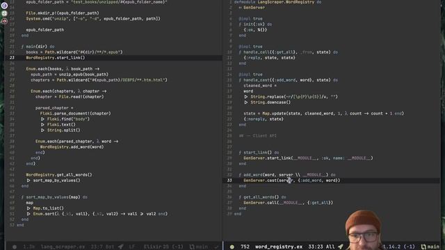 Elixir | Vocab Collector 04 ½ - Genserver Bug Fix OMG! смотреть онлайн