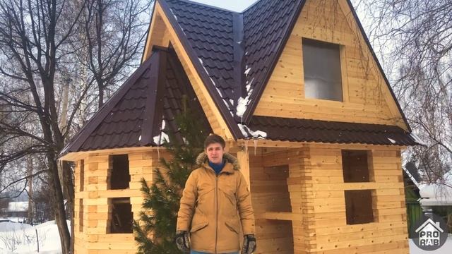 Дачный домик с эркером в Степановке. Часть 2. смотреть онлайн