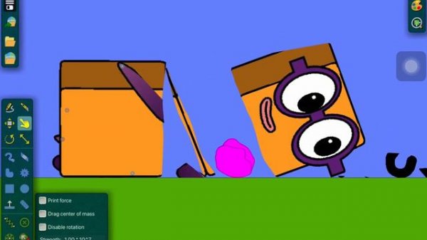 Number blocks Laser Beam