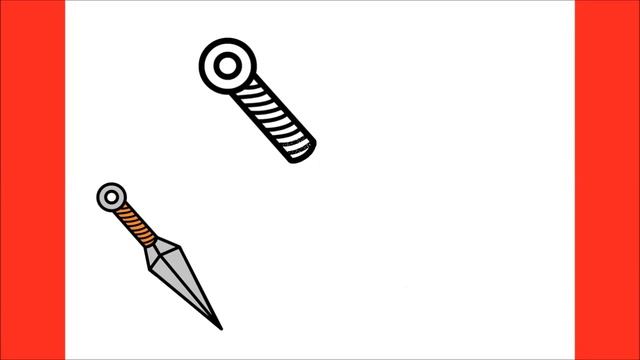HOW TO DRAW A KUNAI KNIFE смотреть онлайн