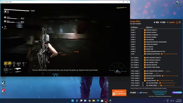 Aliens: Fireteam Elite Trainer