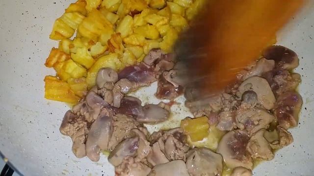 Очень вкусная и сочная жареная Куриная Печень смотреть онлайн