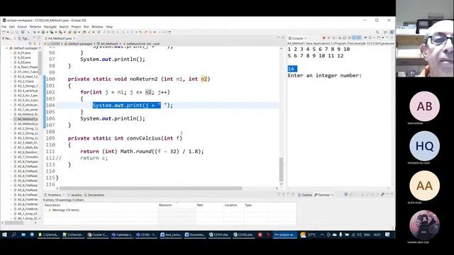 Java (07): Static Methods (CS102 2022-10-18) смотреть онлайн