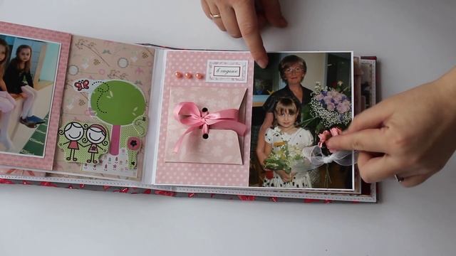 Скрапбукинг. Фотоальбом для девочки 16х21 см. Vero Scrap смотреть онлайн