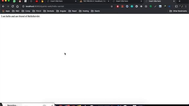 7. Servlet & JSP integration fundamentals with data sharing. смотреть онлайн