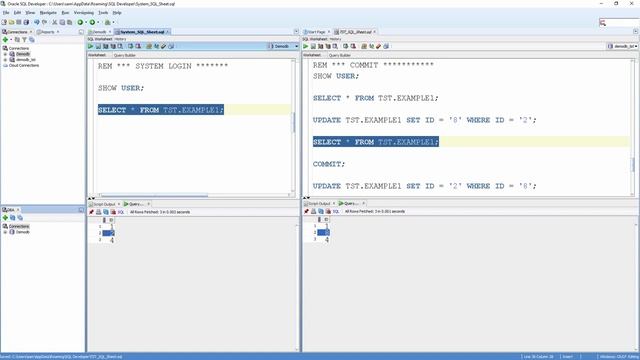 38 Oracle SQL Developer Tutorial For Beginners 45 TCL COMMIT Demo смотреть онлайн