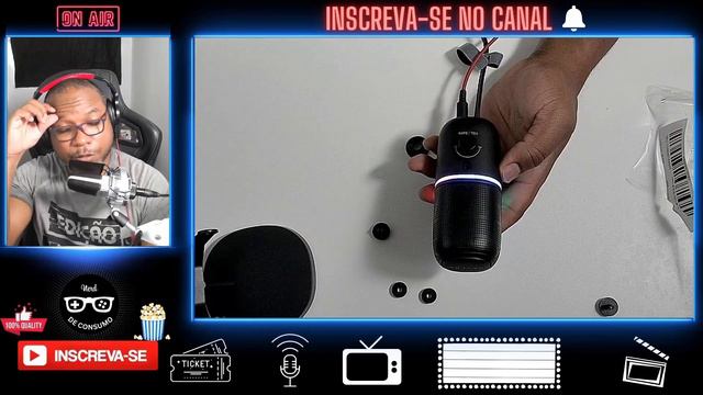 Haylou GX1 Microfone Condensador смотреть онлайн