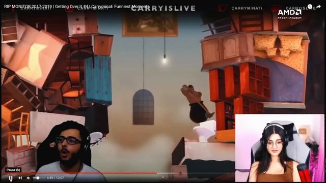 Payal zone react to carryminati | carry game ko new name diya 'Matke Me Fasa Ak Lan*...'? смотреть онлайн