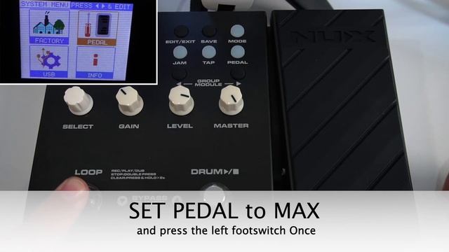 NUX MG 300 Tutorial: How to calibrate your expression pedal for better volume swells смотреть онлайн