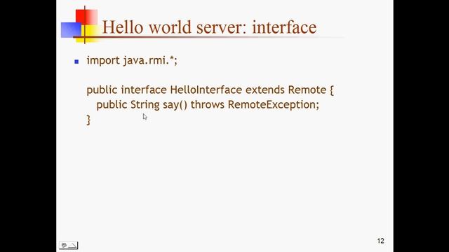 RMI Remote Method Invocation смотреть онлайн