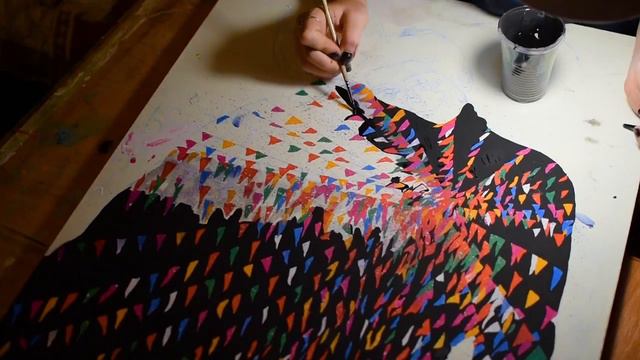 создание картины ❤ "Одно сердце на двоих" смотреть онлайн