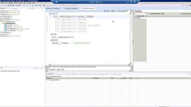 Video 20: CDS View Cardinality in association process смотреть онлайн