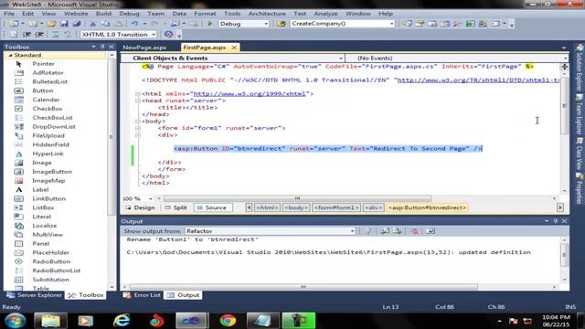 Redirect a new page in Asp.net смотреть онлайн