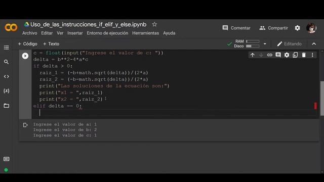 # 02 - Solución de una ecuación cuadrática de segundo grado en Python смотреть онлайн